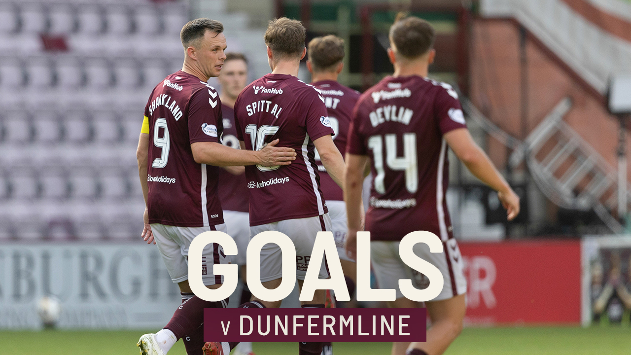 Goals: Hearts v Dunfermline