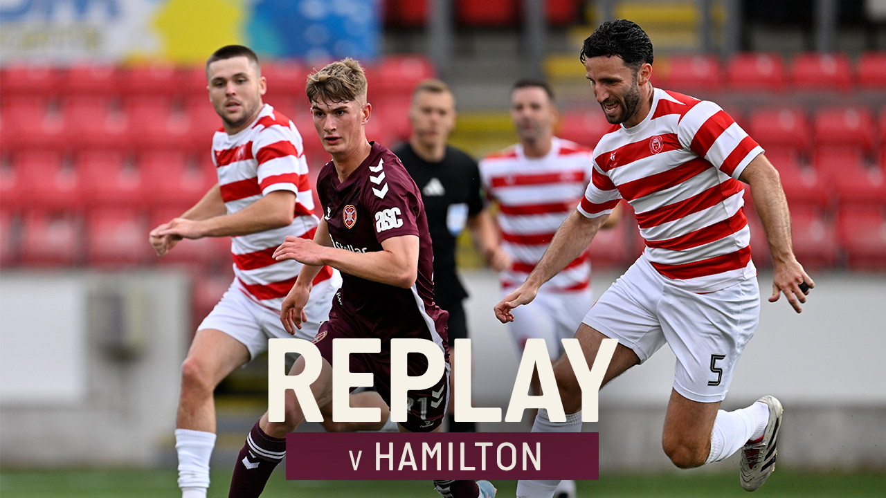 Replay: Hamilton Accies v Hearts