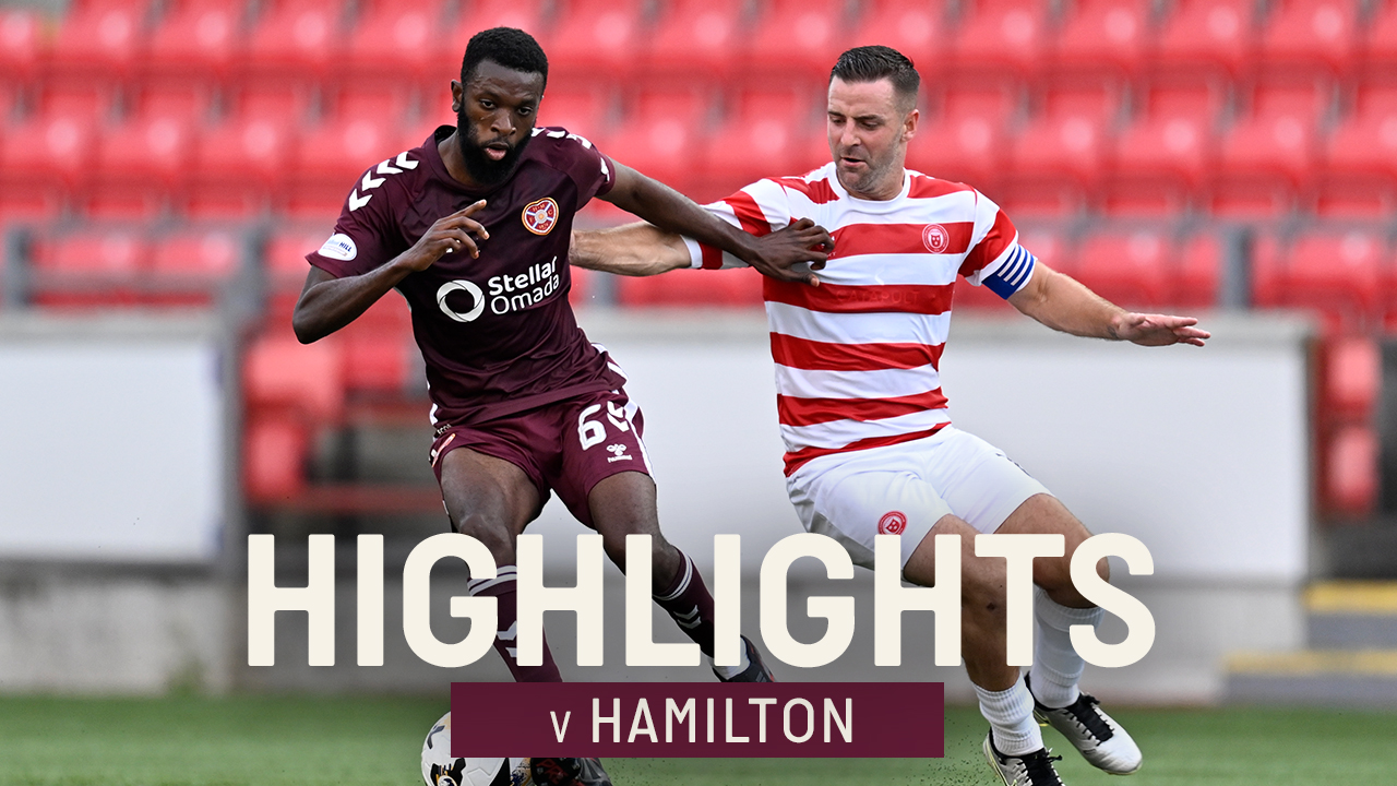 Highlights: Hamilton Accies v Hearts