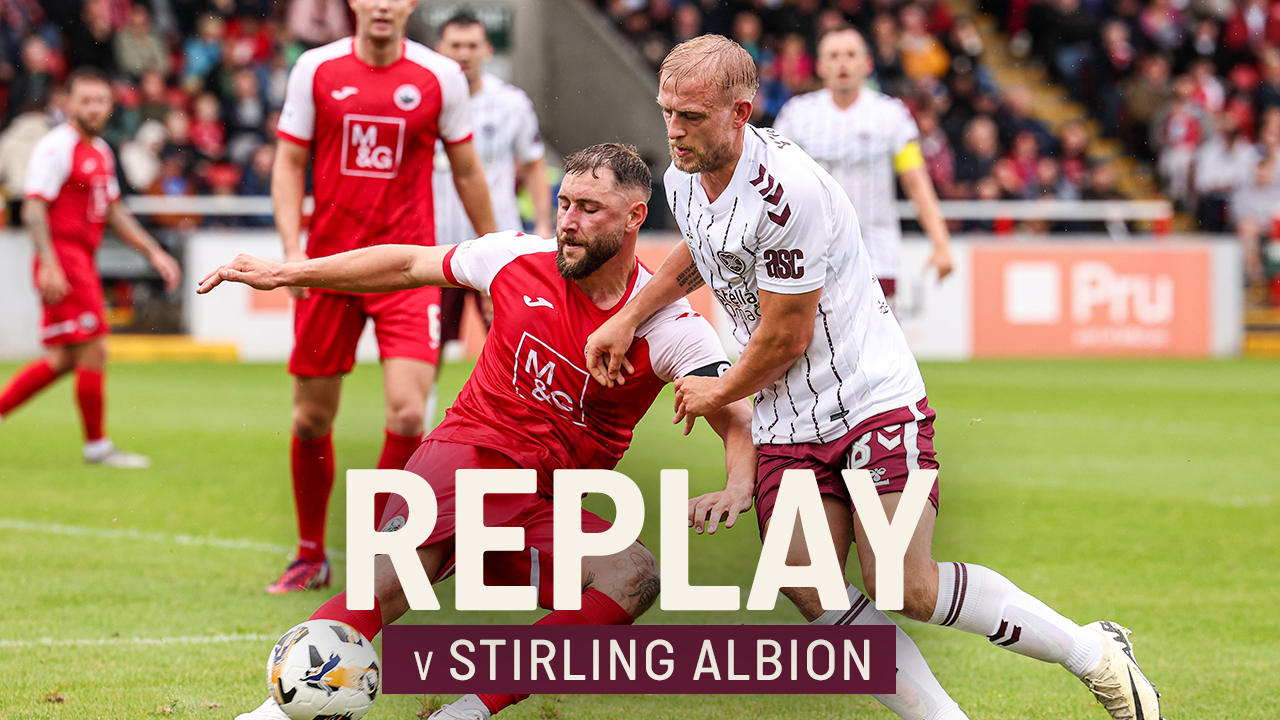 Replay: Stirling Albion v Hearts