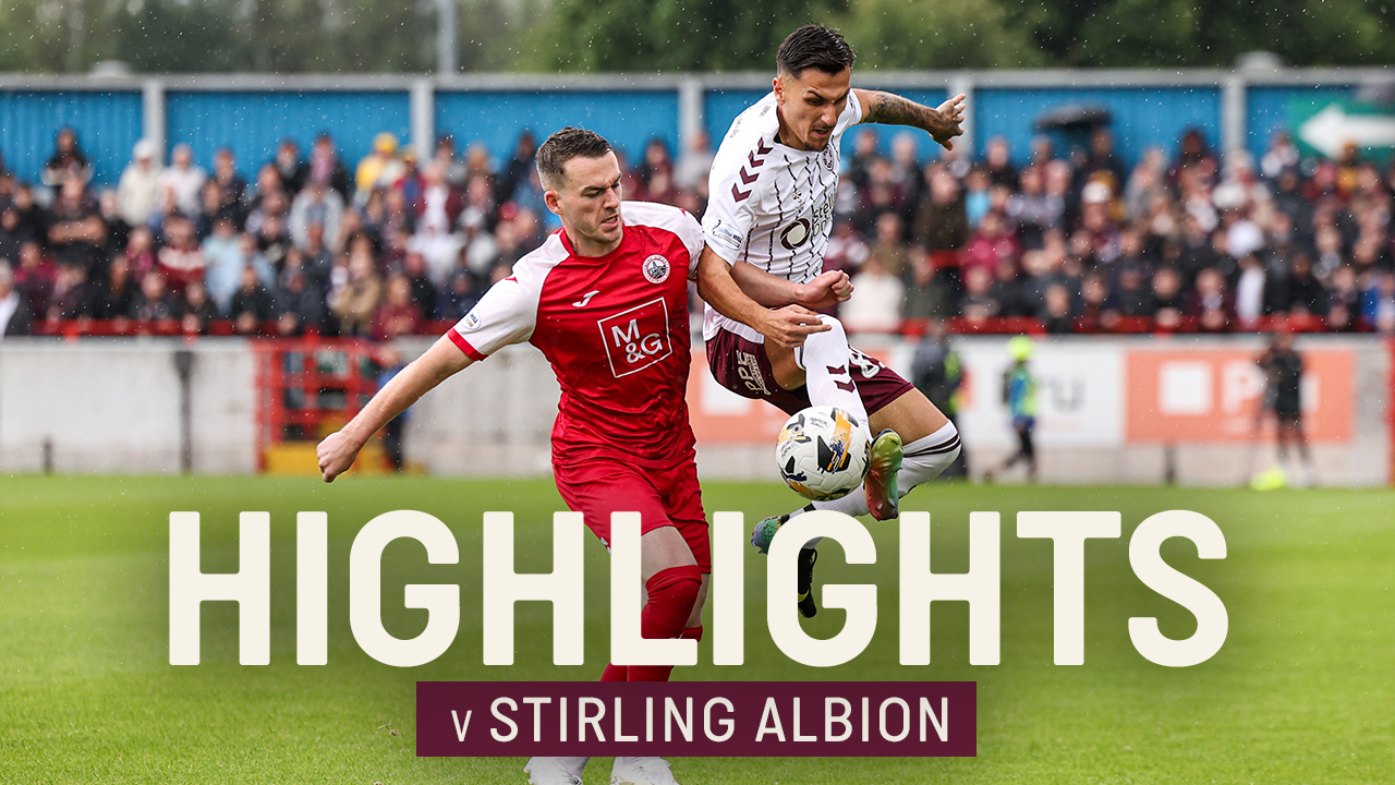 Highlights: Stirling Albion v Hearts