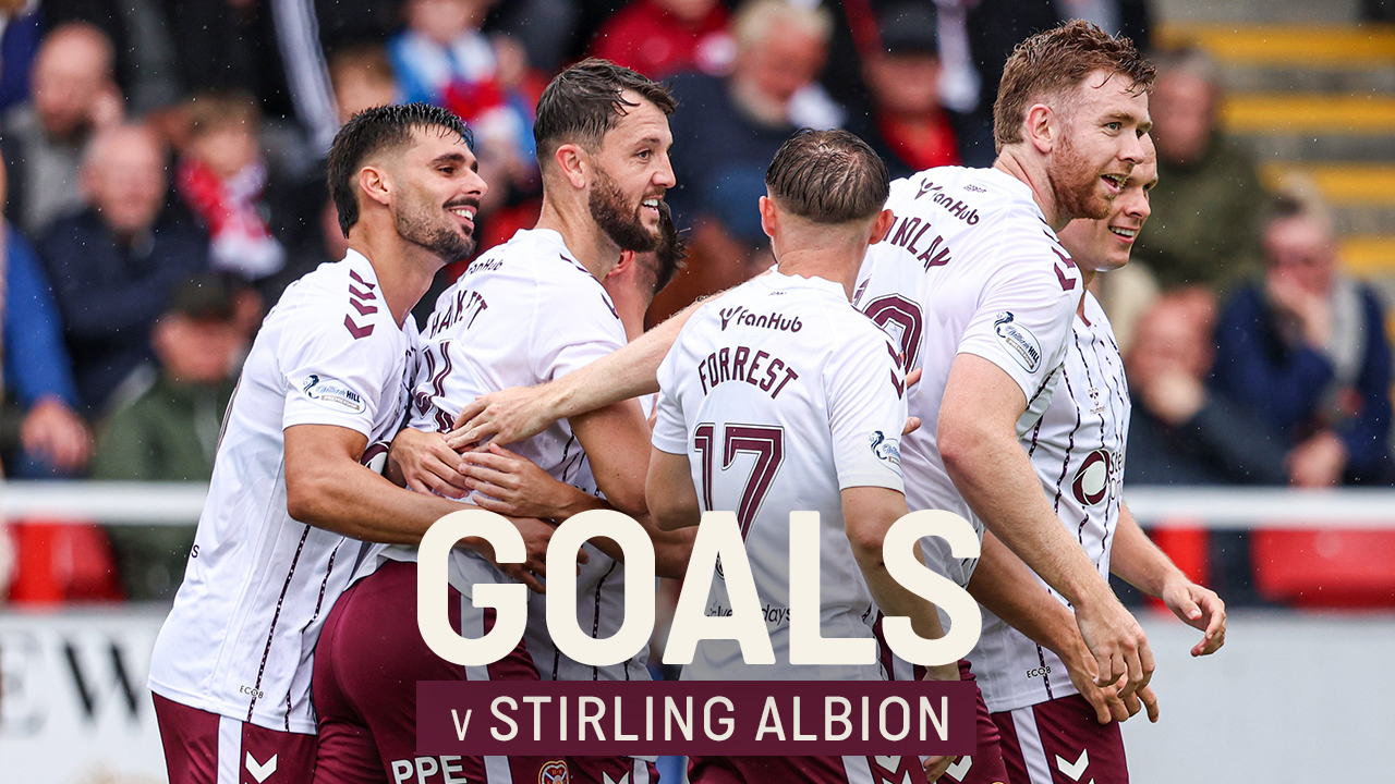Goals: Stirling Albion v Hearts