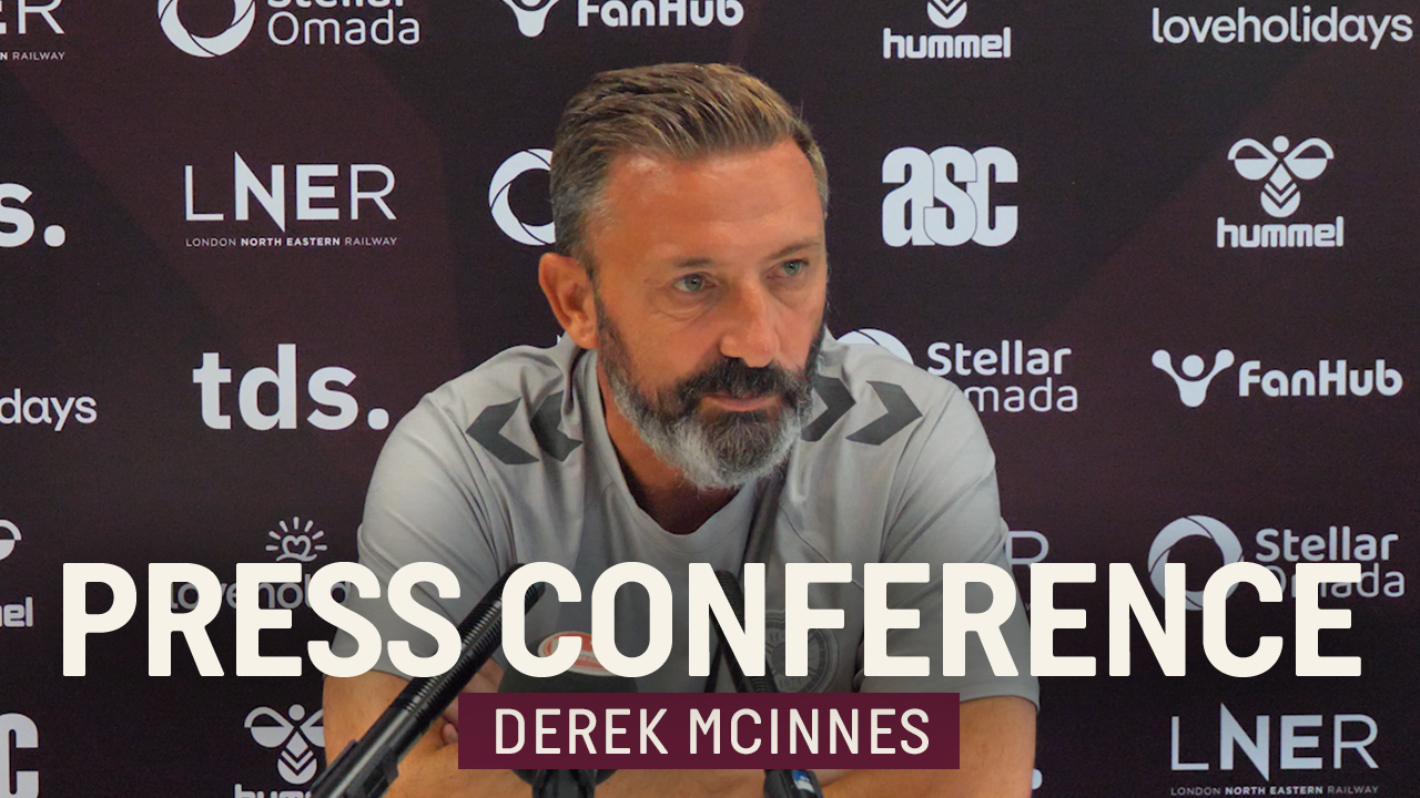 Press Conference: Derek McInnes