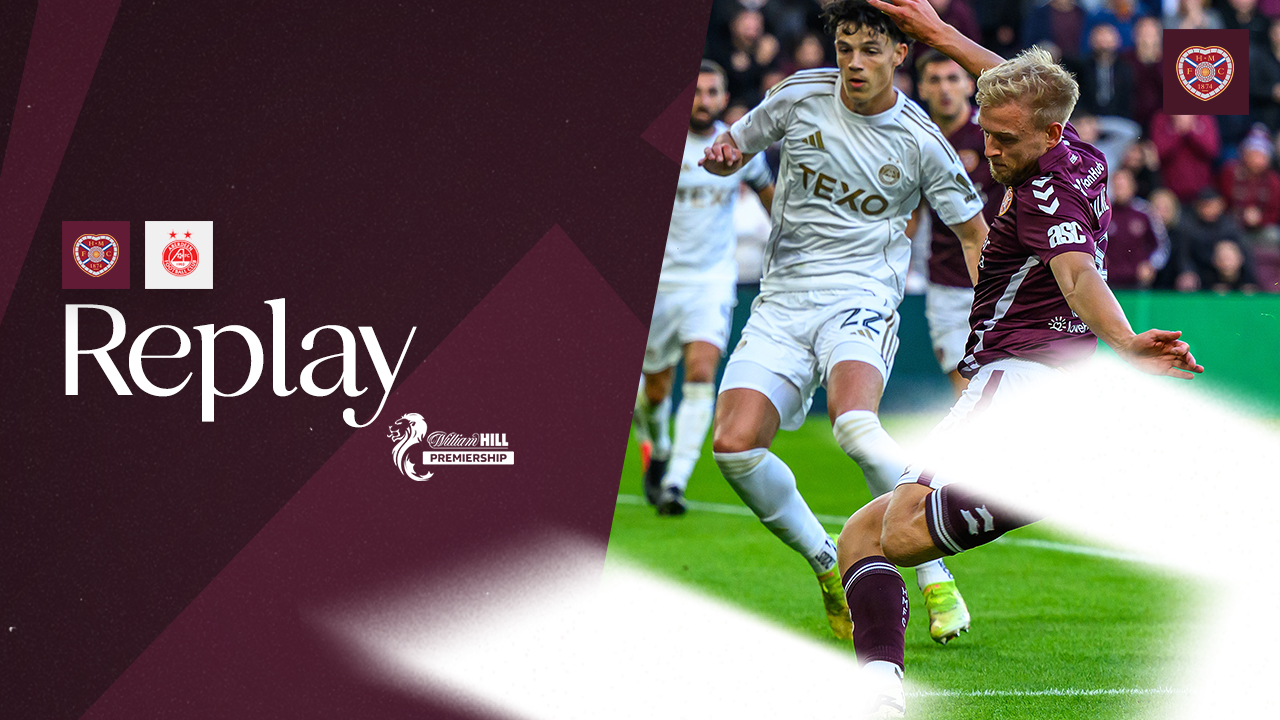 Replay: Hearts v Aberdeen