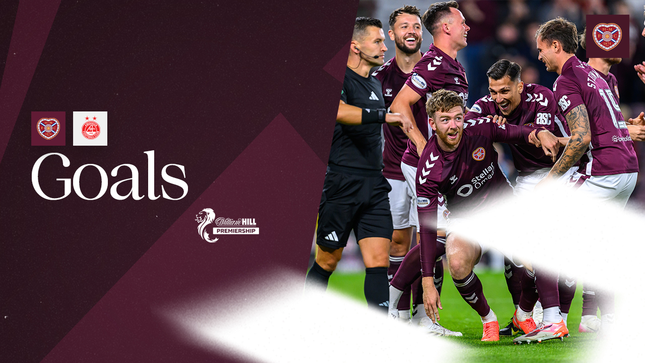 Goals: Hearts v Aberdeen