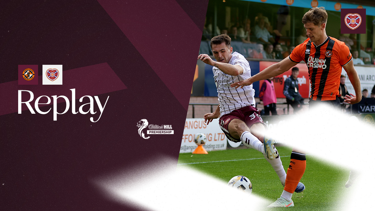 Replay: Dundee United v Hearts