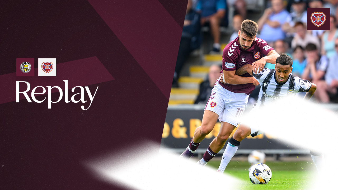 Replay: St Mirren v Hearts