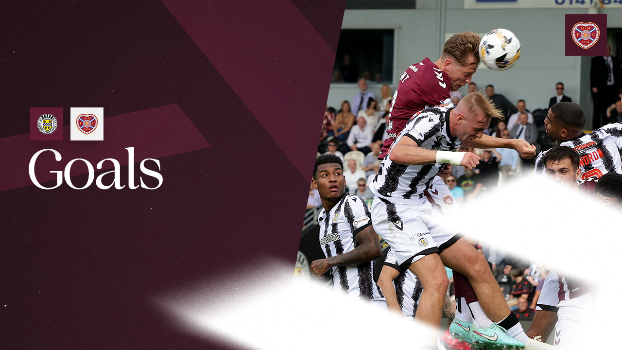 Goals: St Mirren v Hearts