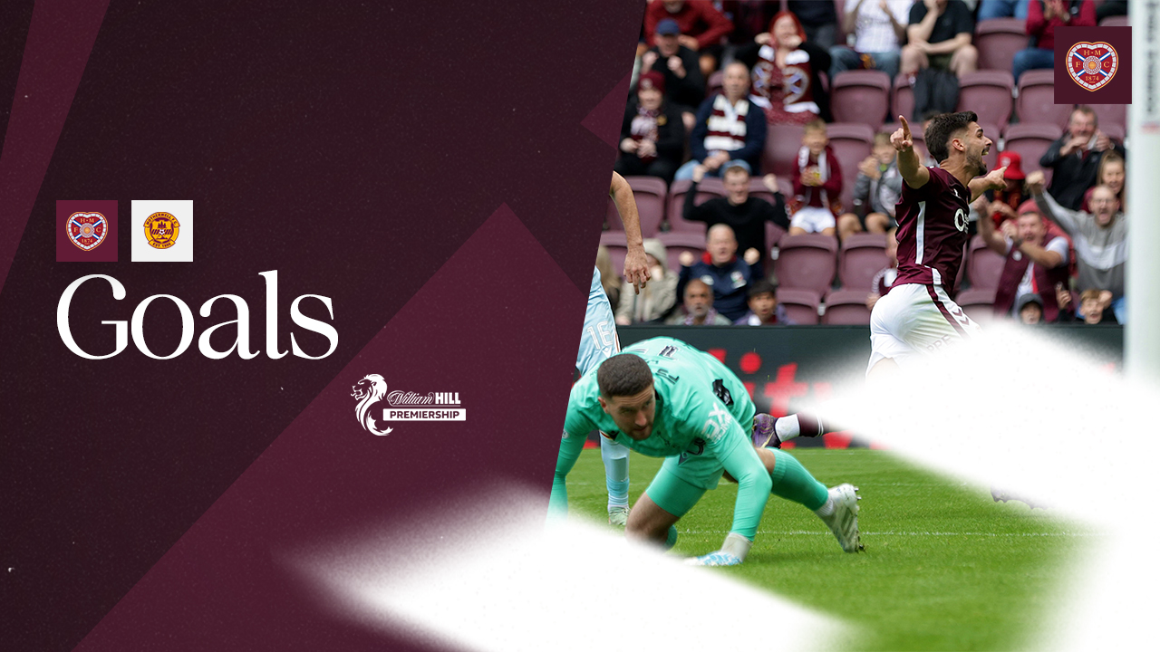 Goals: Hearts v Motherwell