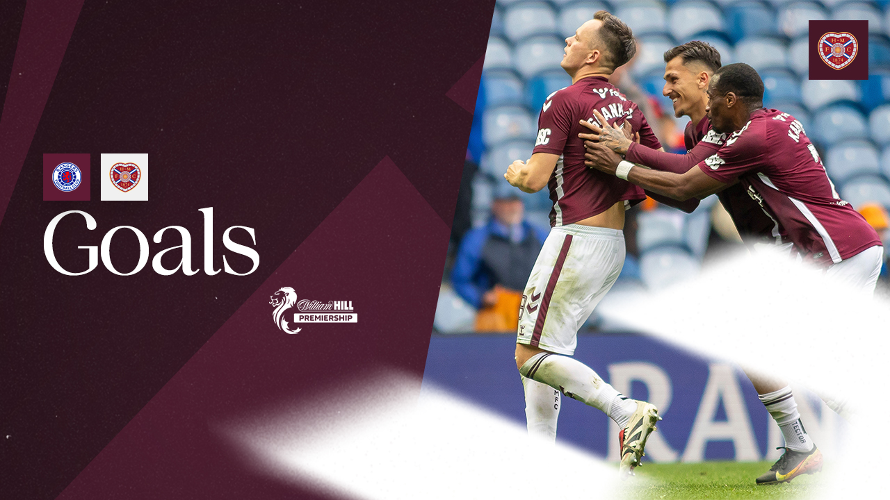 Goals: Rangers v Hearts