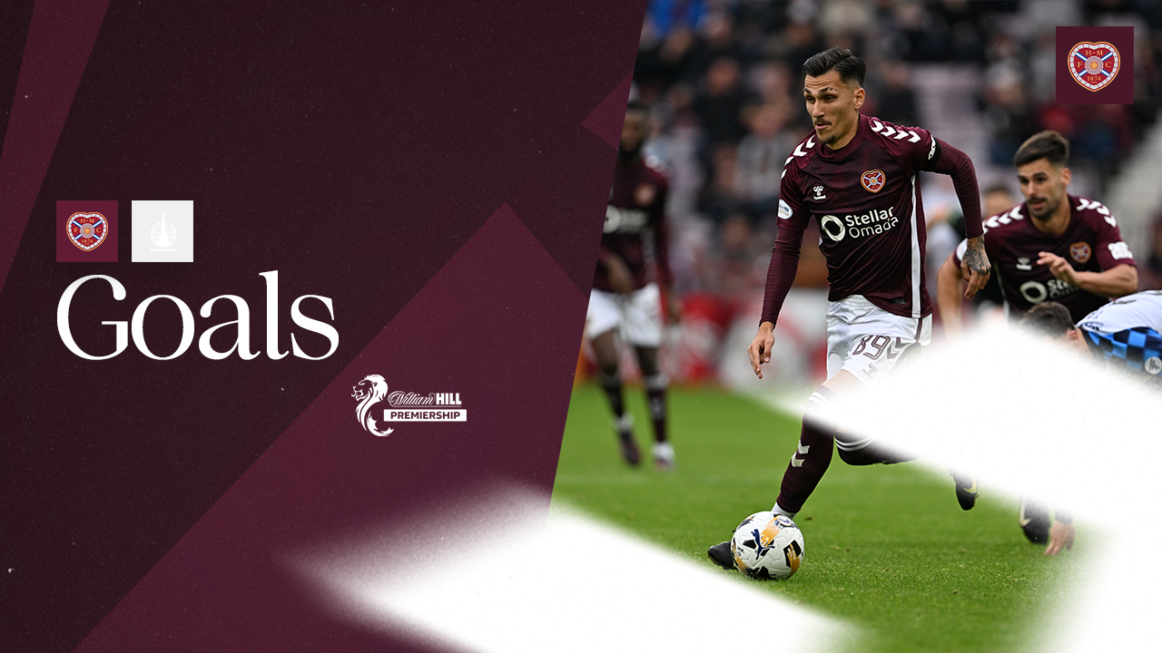 Goals: Hearts v Falkirk