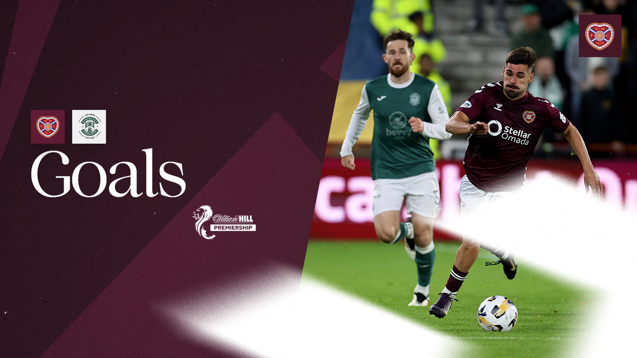 Goals: Hearts v Hibs